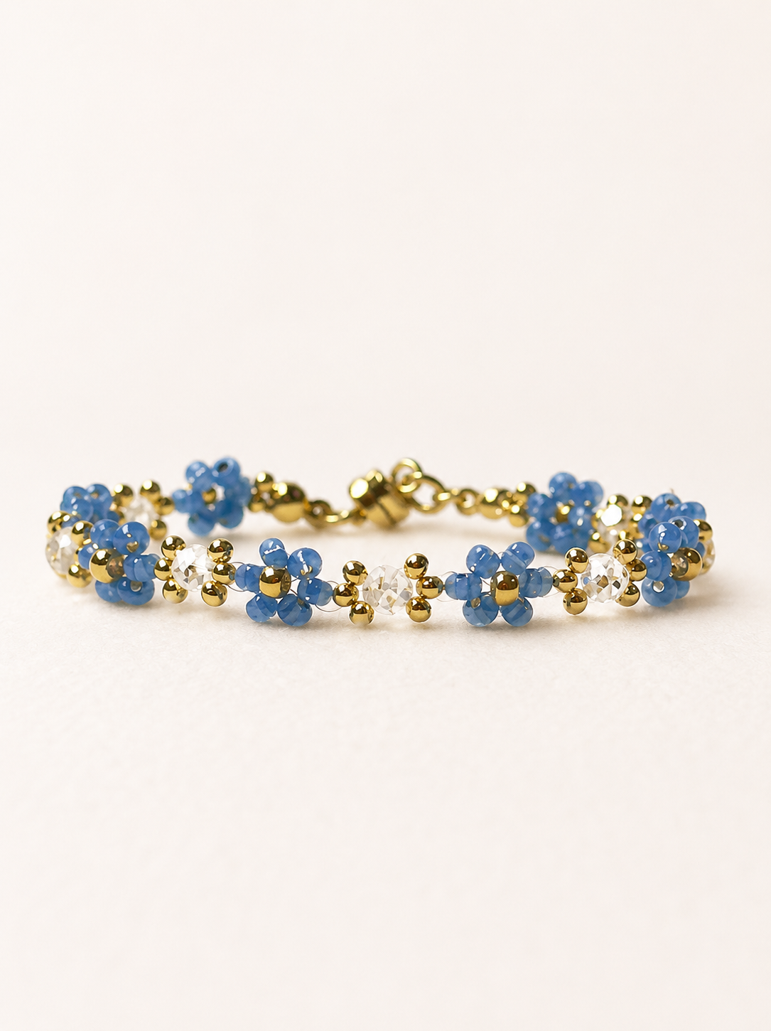 Blue Flower Bracelet